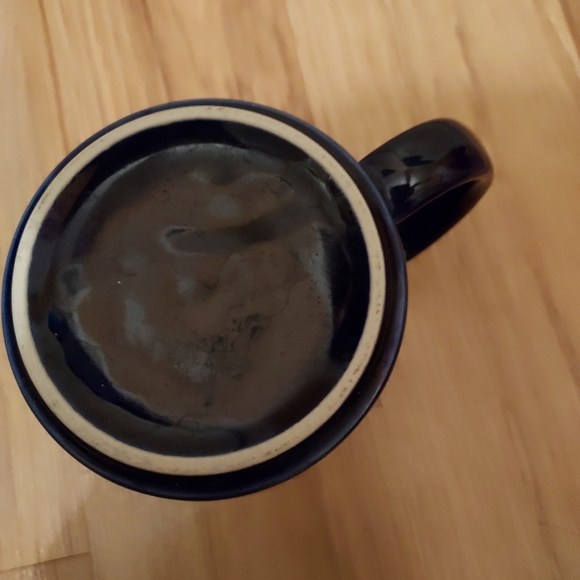 Vintage Nabisco Biscuit Company Logo Coffee Mug Cup Dark Cobalt Blue - Picture 7 of 7